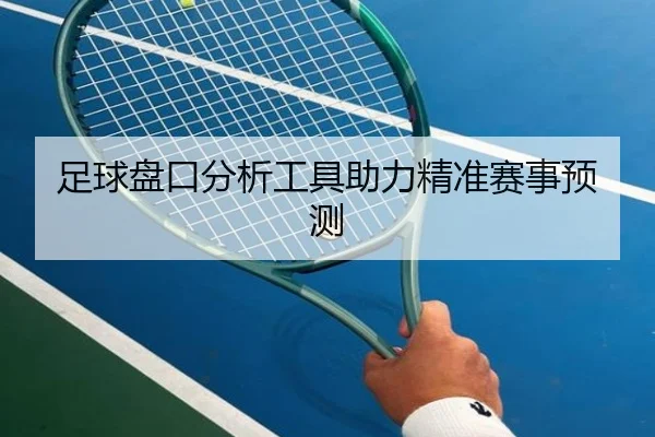 足球盘口分析工具助力精准赛事预测